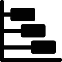 Chart icon symbol image for data statistic analysis illustration vector