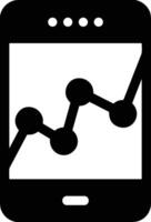 Chart icon symbol image for data statistic analysis illustration vector