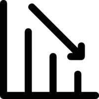 Chart icon symbol image for data statistic analysis illustration vector