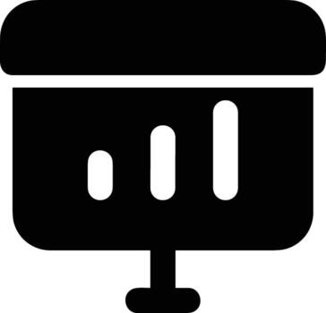 Chart icon symbol image for data statistic analysis illustration vector