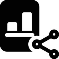 Chart icon symbol image for data statistic analysis illustration vector