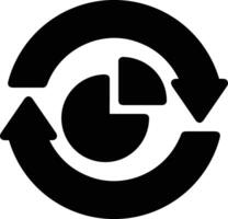 Chart icon symbol image for data statistic analysis illustration vector