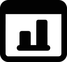 Chart icon symbol image for data statistic analysis illustration vector