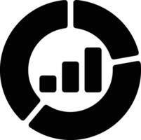 Chart icon symbol image for data statistic analysis illustration vector