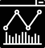 Chart icon symbol image for data statistic analysis illustration vector
