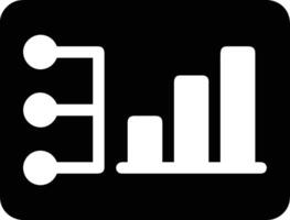 Chart icon symbol image for data statistic analysis illustration vector