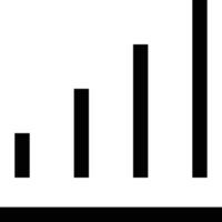 Chart icon symbol image for data statistic analysis illustration vector