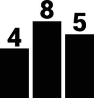 Chart icon symbol image for data statistic analysis illustration vector