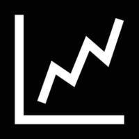Chart icon symbol image for data statistic analysis illustration vector