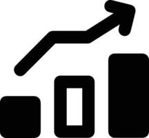 Chart icon symbol image for data statistic analysis illustration vector