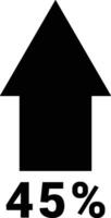 Chart icon symbol image for data statistic analysis illustration vector