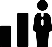 Chart icon symbol image for data statistic analysis illustration vector