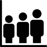 Chart icon symbol image for data statistic analysis illustration vector