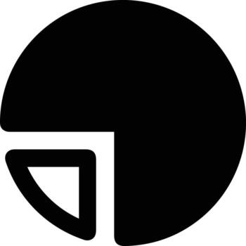 Chart icon symbol image for data statistic analysis illustration vector