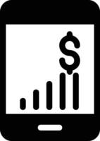 Chart icon symbol image for data statistic analysis illustration vector