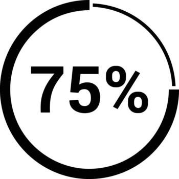 Chart icon symbol image for data statistic analysis illustration vector