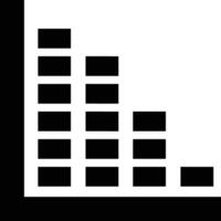 Chart icon symbol image for data statistic analysis illustration vector