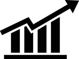 Chart icon symbol image for data statistic analysis illustration vector