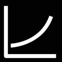 Chart icon symbol image for data statistic analysis illustration vector
