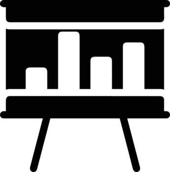 Chart icon symbol image for data statistic analysis illustration vector