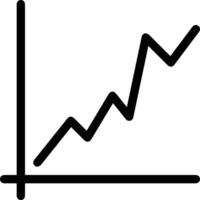 Chart icon symbol image for data statistic analysis illustration vector