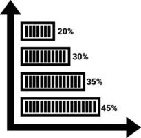 Chart icon symbol image for data statistic analysis illustration vector