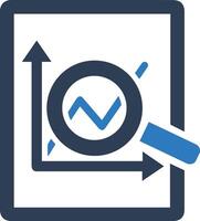 Chart icon symbol image for data statistic analysis illustration vector