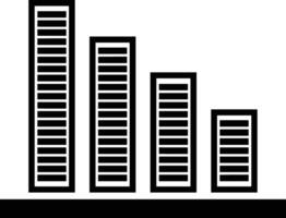 gráfico icono símbolo imagen para datos estadística análisis ilustración vector