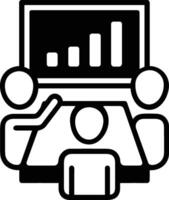 Chart icon symbol image for data statistic analysis illustration vector