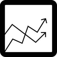 Chart icon symbol image for data statistic analysis illustration vector