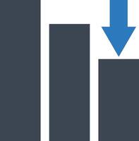 Chart icon symbol image for data statistic analysis illustration vector