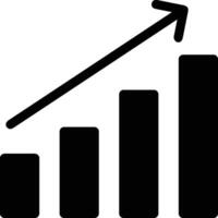 Chart icon symbol image for data statistic analysis illustration vector