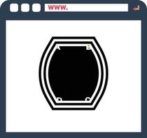Chart icon symbol image for data statistic analysis illustration vector