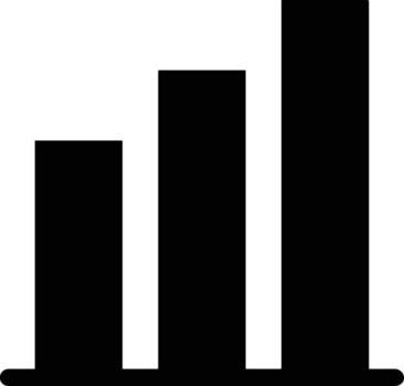 Chart icon symbol image for data statistic analysis illustration vector