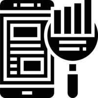 Chart icon symbol image for data statistic analysis illustration vector