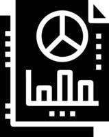 Chart icon symbol image for data statistic analysis illustration vector