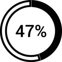 Chart icon symbol image for data statistic analysis illustration vector