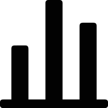 Chart icon symbol image for data statistic analysis illustration vector