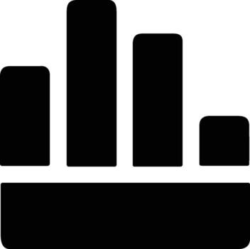 Chart icon symbol image for data statistic analysis illustration vector