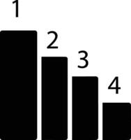 Chart icon symbol image for data statistic analysis illustration vector