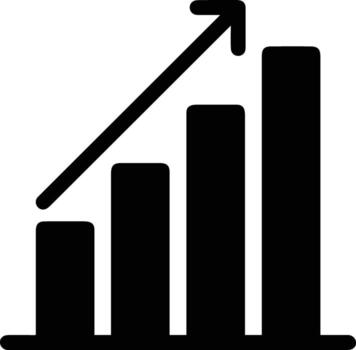 Chart icon symbol image for data statistic analysis illustration vector