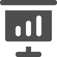 Chart icon symbol image for data statistic analysis illustration vector