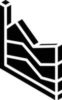 Chart icon symbol image for data statistic analysis illustration vector