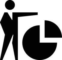 Chart icon symbol image for data statistic analysis illustration vector