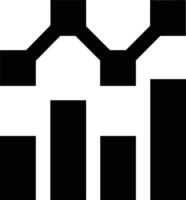 Chart icon symbol image for data statistic analysis illustration vector