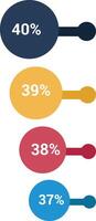 Chart icon symbol image for data statistic analysis illustration vector
