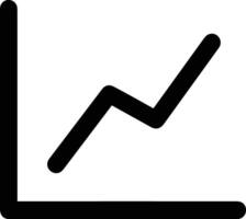 Chart icon symbol image for data statistic analysis illustration vector