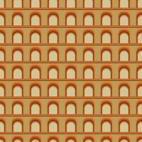 un modelo de arcos en un bronceado y naranja color vector