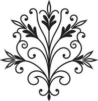 design element illustration black and white vector