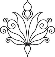design element illustration black and white vector